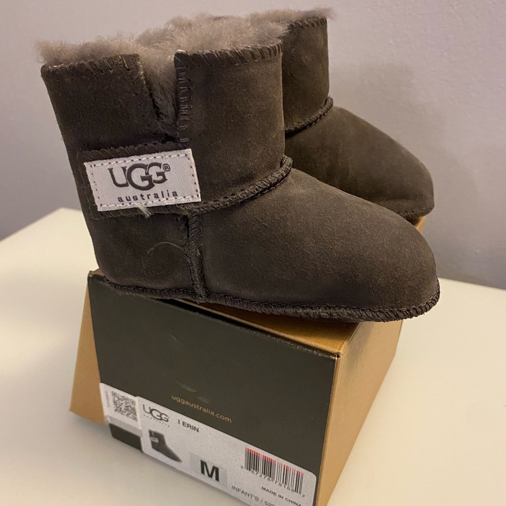 Charcoal Gray Infant Uggs